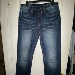 BUFFALO DAVID BRITTON MENS 34W 32L SLIM STRAIGHT STRETCH JEANS.